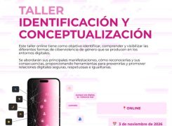 Cartel del taller «Identificación y conceptualización», 3 de noviembre de 2026, 17:30h, online